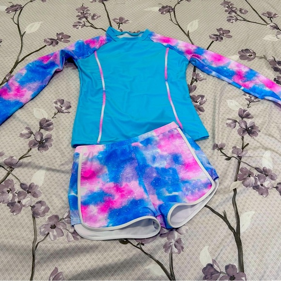 SHEIN Other - Rashguard Set 2pc Swimsuit Girls 16Y